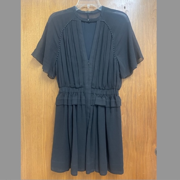 ISABEL MARANT Black Keyhole Mini Dress - Picture 2 of 11